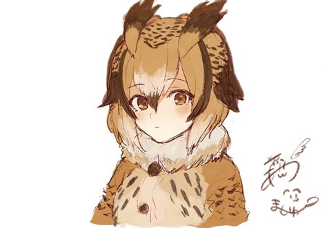 Eurasian Eagle Owl Kemono Friends Anime Sketch Kemono Friends