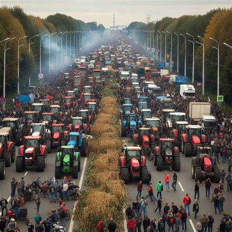 Protest Niemieckich Rolnik W Parali Komunikacyjny Winouj Cie W Sieci