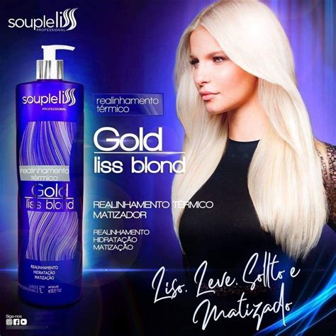 Realinhamento T Rmico Matizador Gold Souple Liss Blond L