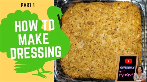 How To Make Dressing Part 1 Youtube