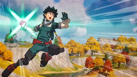 Fortnite Adding Deku Mythic Smash Goku S Kamehameha Together In