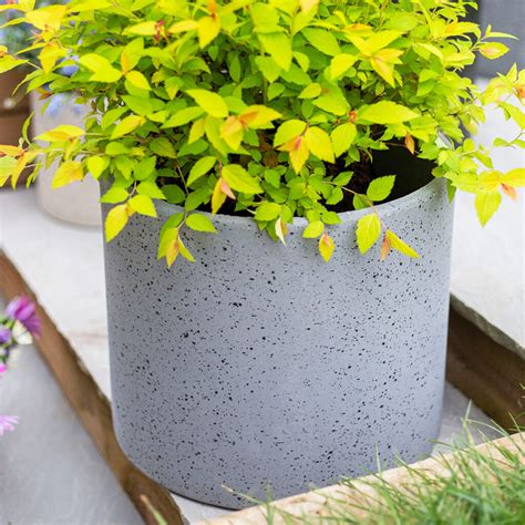 Granito Cylinder Garden Pots Planters Apta