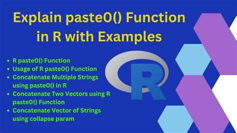 Explain Paste Function In R With Examples Spark By Examples