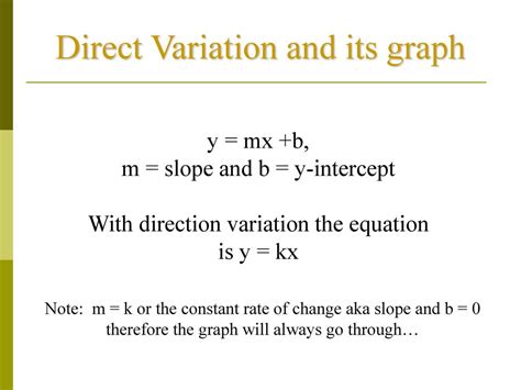 Direct Variation Lesson 8 Alg 2 Ppt Download