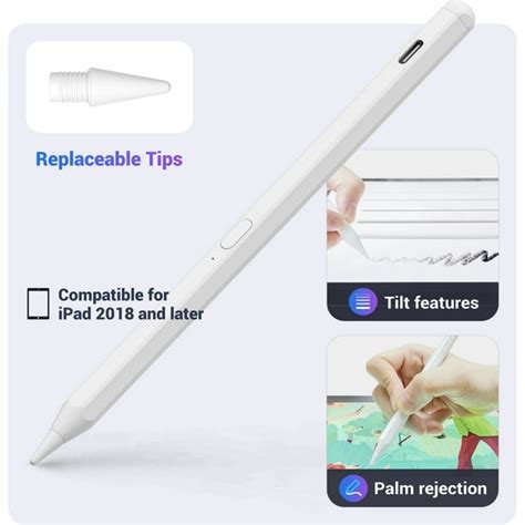 Kxt Stylus Pen For Apple Ipad Palm Rejection And Tilt Active Pencil