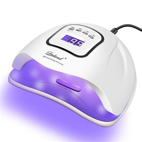 Amazon Uv Gel Nail Lamp W Uv Nail Dryer Led Light For Gel