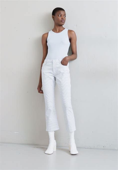 FRAME LE CROP MINI BOOT Bootcut Jeans White Wit Zalando Nl