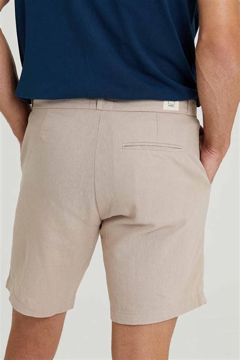 Bermuda Classic Linho Nude