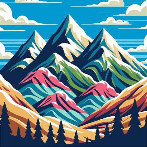 Serpentine mountains Vectors & Illustrations for Free Download | Freepik