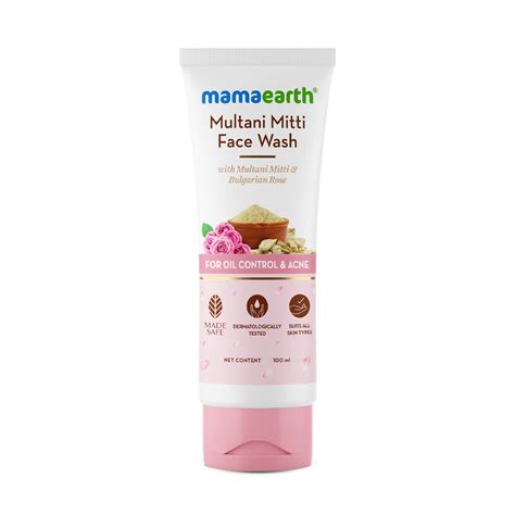 Amazon MAMAEARTH Multani Mitti Face Wash For Acne Oil Control