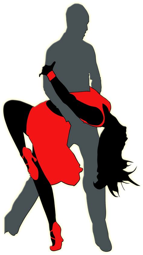 Silhouette Dancer Tango Ballroom dance - Silhouette png download - 613*1091 - Free Transparent ...