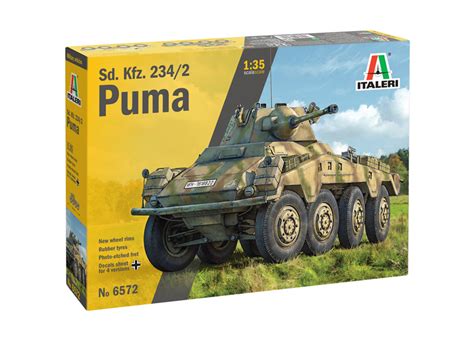 Italeri 6572 Sd Kfz 234 2 Puma 1 35 Vše pro modeláře Art Scale