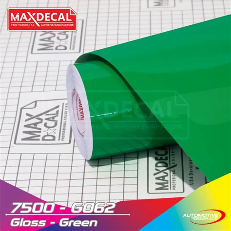 Jual Sticker Stiker Skotlet Maxdecal Max Decal Gloss Green Hijau Tua