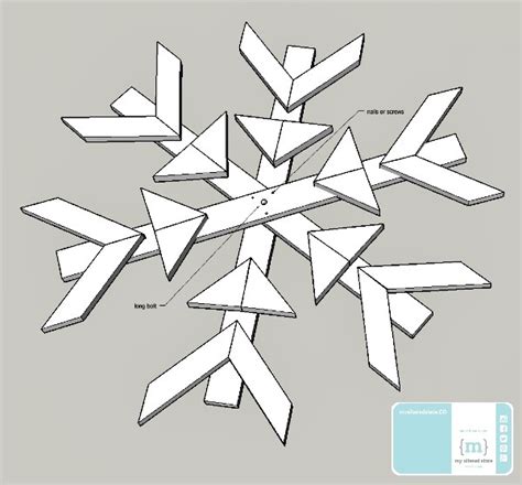 Ana White How To Make A Wooden Snowflake Diy Projects