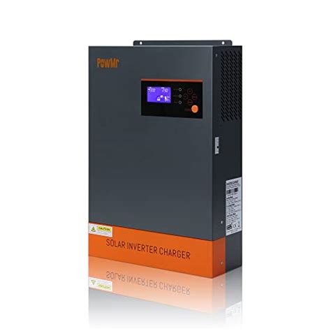 Powmr 5500w Solar Inverter 48v Dc To 220v 230v Ac 55kw Pure Sine Wave Inverter With 80a Mppt