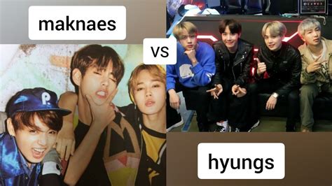 Bts Maknaes Vs Hyungs 2021 Youtube