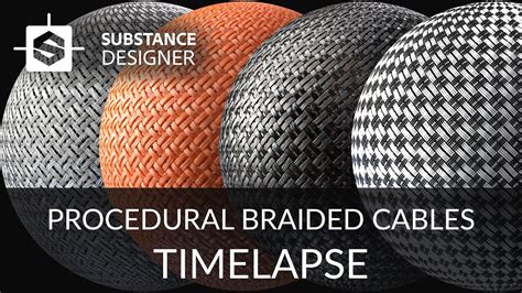 Substance Designer Braided Cables Youtube