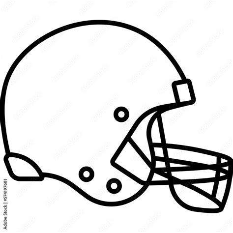 American Football Helmet Logo Editorial On Screen Png Svg Stock