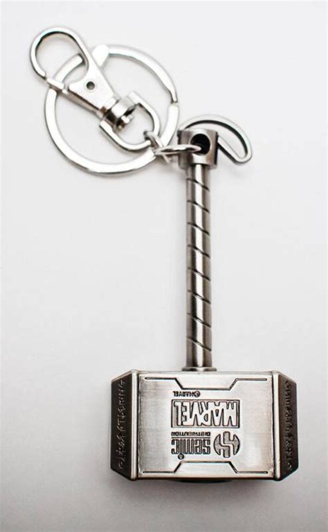 Marvel Comics Metal Keychain Thor Hammer Kraken