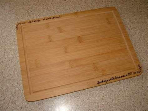 Personalised Kitchen Chopping Board Cooking With Love Since Etsy