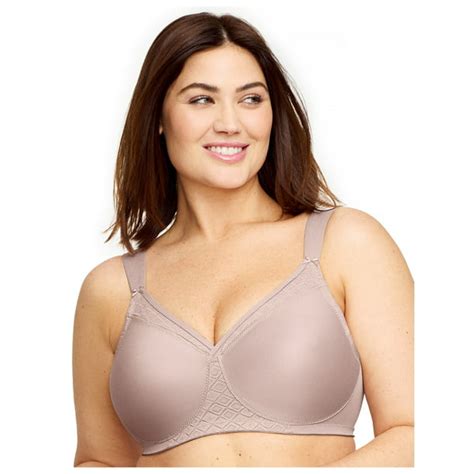 Glamorise Full Figure Plus Size Magiclift Seamless T Shirt Bra Wirefree 1080