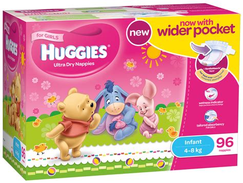 Buy Huggies Ultra Dry Nappies Jumbo Pack Infant Girl At Mighty Ape Nz