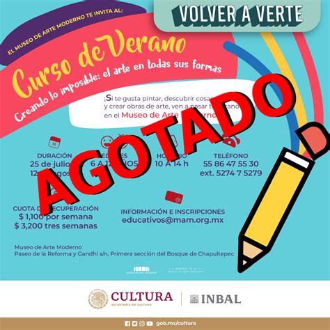 Museo De Arte Moderno On Twitter AVISO Los Lugares Para El Curso