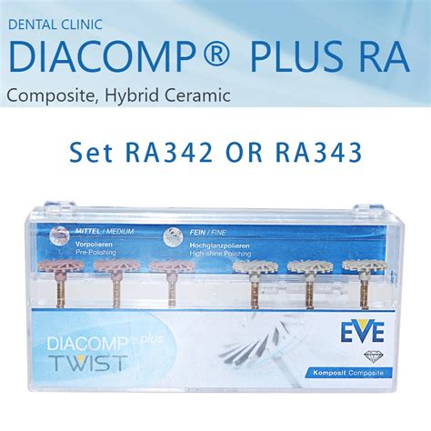 Eve Dental Polishing Clinic Set Ra Or Ra Diacomp Plus Twist