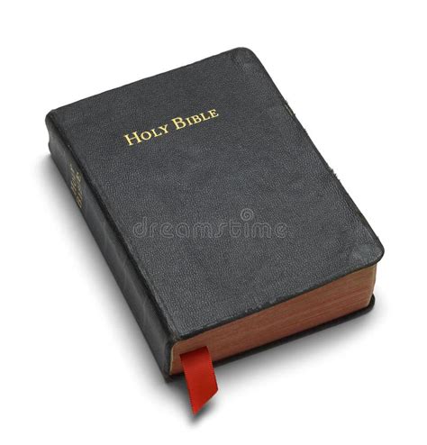 Black Holy Bible Stock Image Image Of Equipment Book 43787089