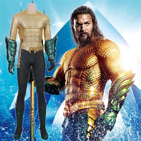 Aquaman (2018) Movie Arthur Curry Cosplay Costume