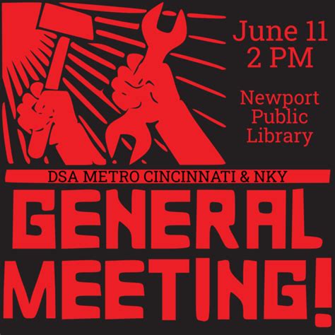 DSA Cincy June General Meeting Action Network