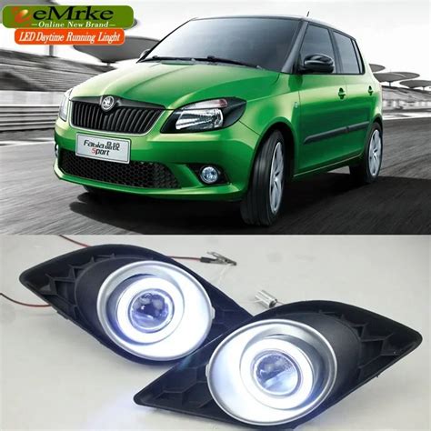 Eemrke Fog Lights For Skoda Fabia Tsi Dsg Rs Vrs Port Led