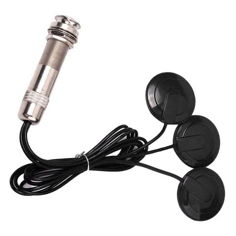 Guitar Pickup Piezo Contact Microphone Pickup 3 Transducer Pickup