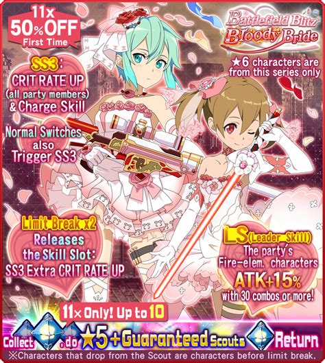 SAO Wikia On Twitter Battlefield Blitz Bloody Bride Scout Is Arriving