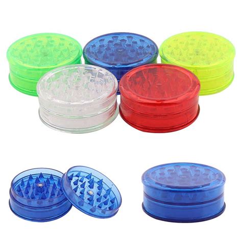 Plastic Herb Grinder Assorted Colours 2PCS