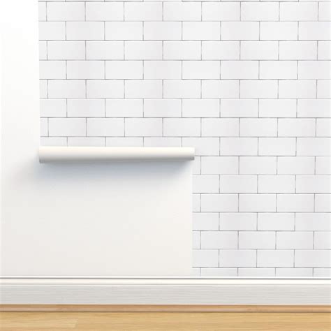 Subway Tile Wallpaper Subway Tile by Littlerhodydesign - Etsy