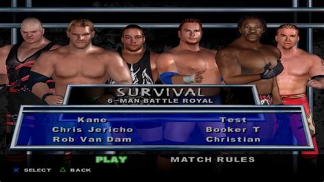 Wwe Smackdown Hctp Kane Vs Chris Jericho Vs Rvd Vs Test Vs Booker T