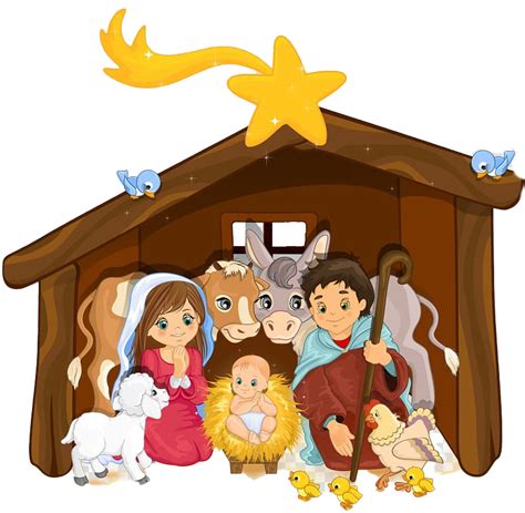 Nativity Jesus Mary Angels Birth Png