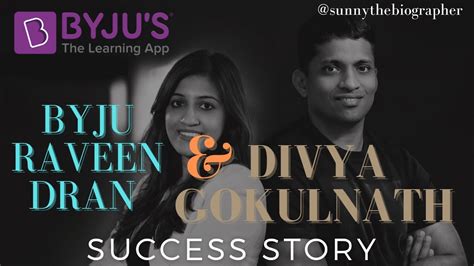 Success Story Of Byju Raveendran Sunnythebiographer Youtube