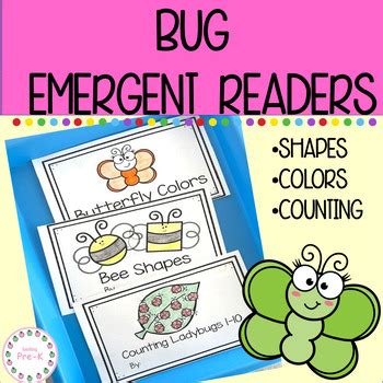 Bug Emergent Readers By Teaching Pre K Ms Melanie TPT