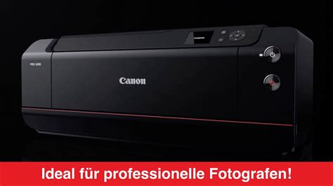 Canon Fotodrucker Imageprograf Pro 1000 Youtube