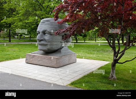 Statue Of Arthur Fiedler The Conductor Of The Boston Pops Orchestra In