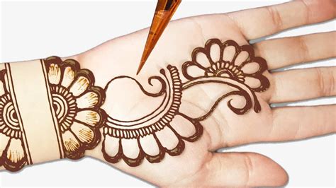 Very Simple Mehndi Designs For Front Hands - Design Talk