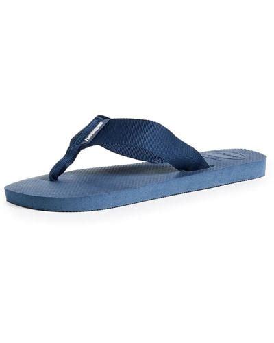 Blue Havaianas Sandals And Slides For Men Lyst