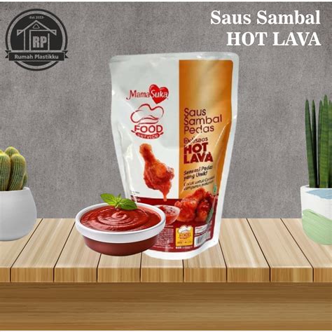 Jual Mamasuka Delisaos Hot Lava Saus Hot Lava Kemasan Pouch Kg Shopee Indonesia