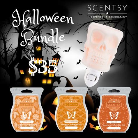 Halloween Bundle Scentsy Fragrance Wax Electric Candle Warmers