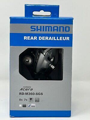 SHIMANO Acera RD M360 SGS Rear Derailleur Silver Large 689228245440 EBay