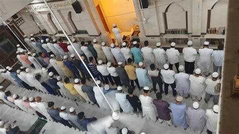 Photos Taraweeh Performed At Hyderabad S Qutub Shahi Masjid