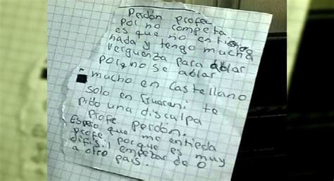 Un Alumno Le Pidió Perdón A Un Profesor Por Su Pobre Nivel Académico Y