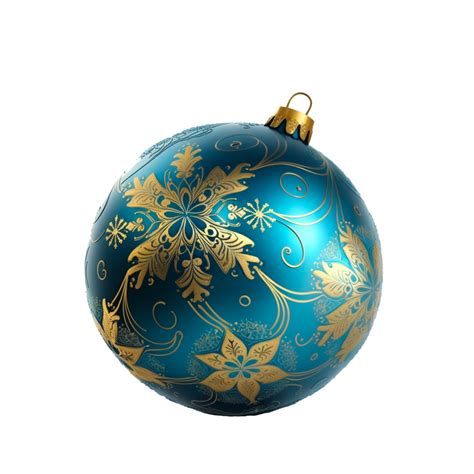 Blue Christmas Decoration Ball Png